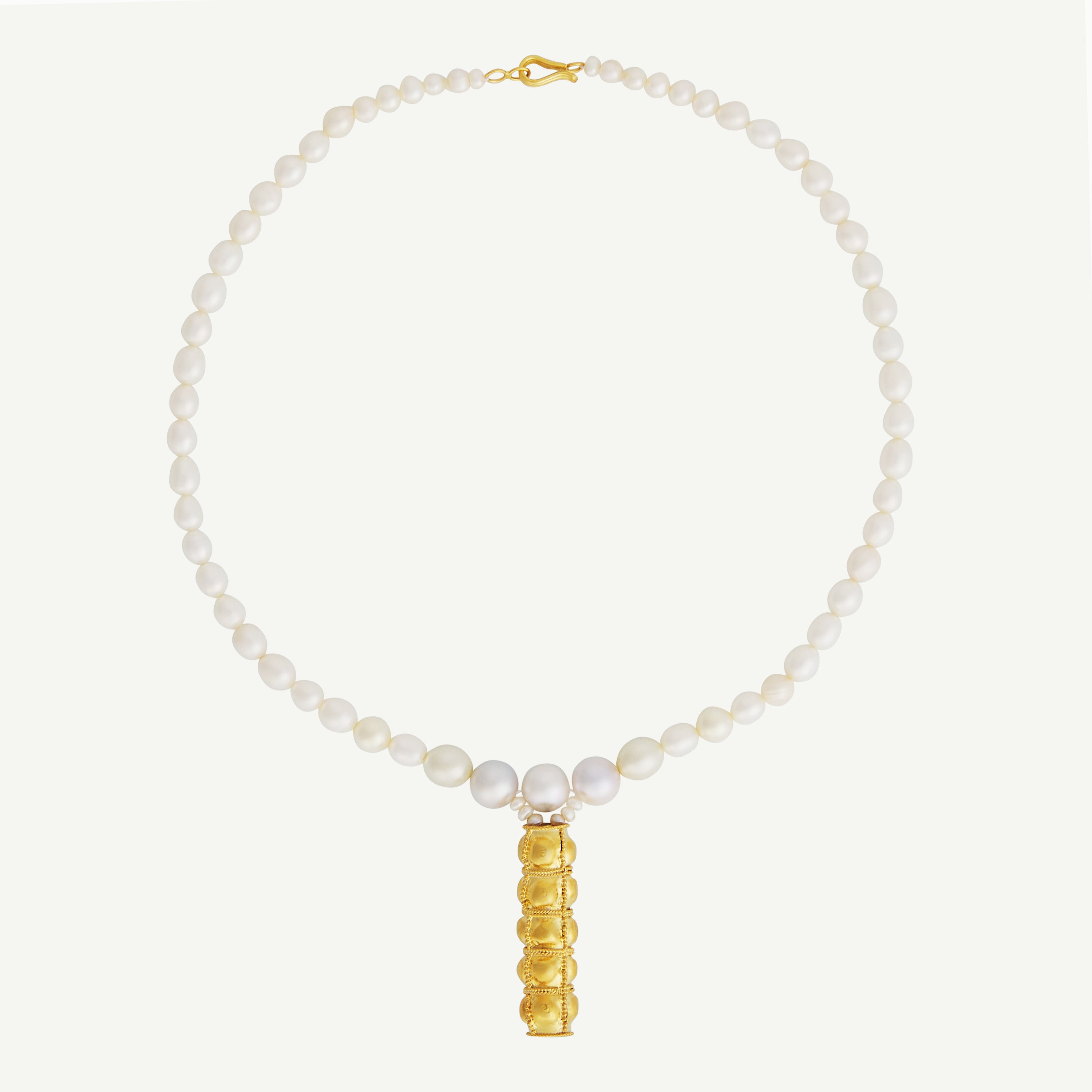 ARCHIVAL MUSE - Pearl & Heritage Pendant Necklace