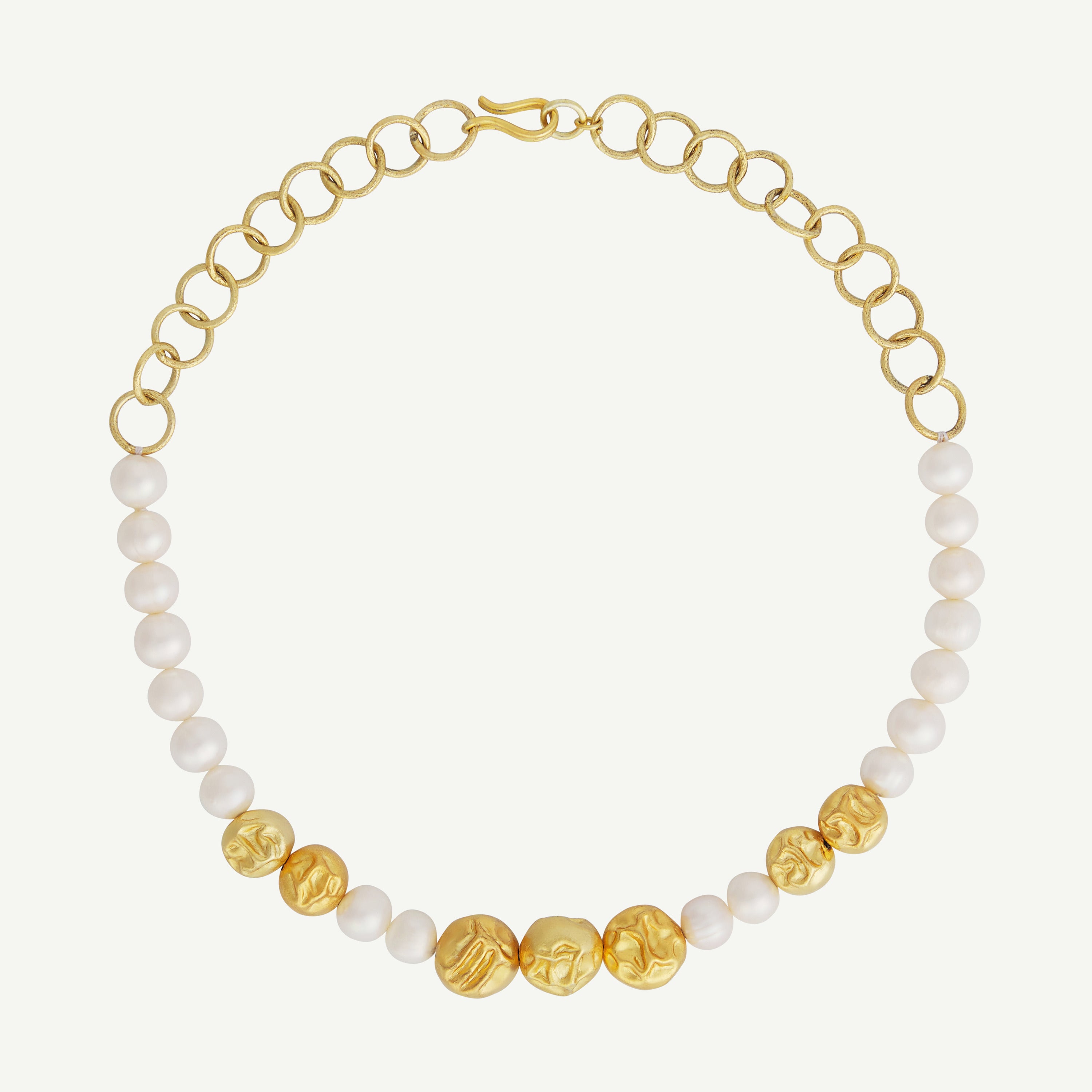 LUSTRA NECKLACE - Piloncito & Pearl Necklace