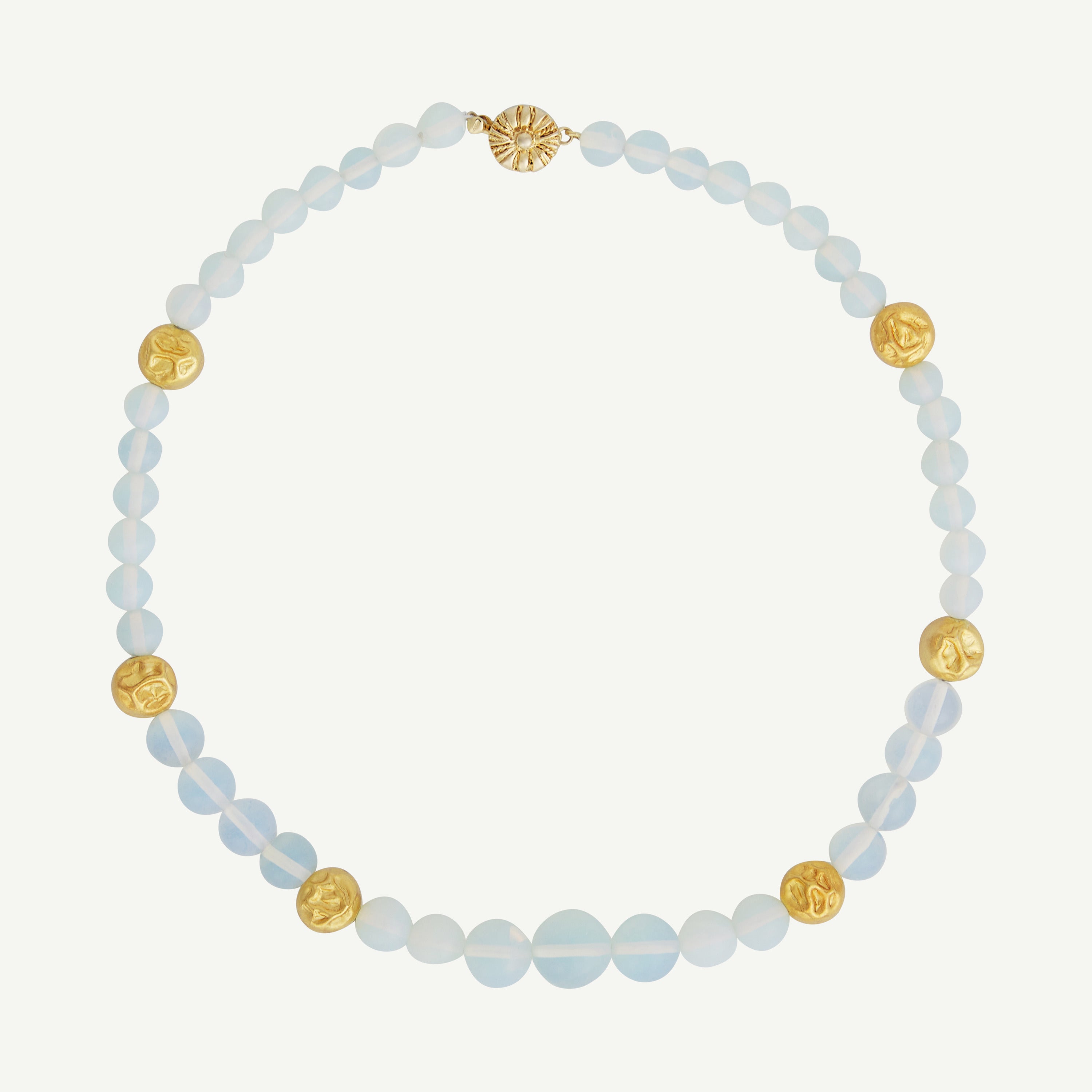 LUNA DE ORO NECKLACE- Moonstone & Piloncito Heritage Necklace