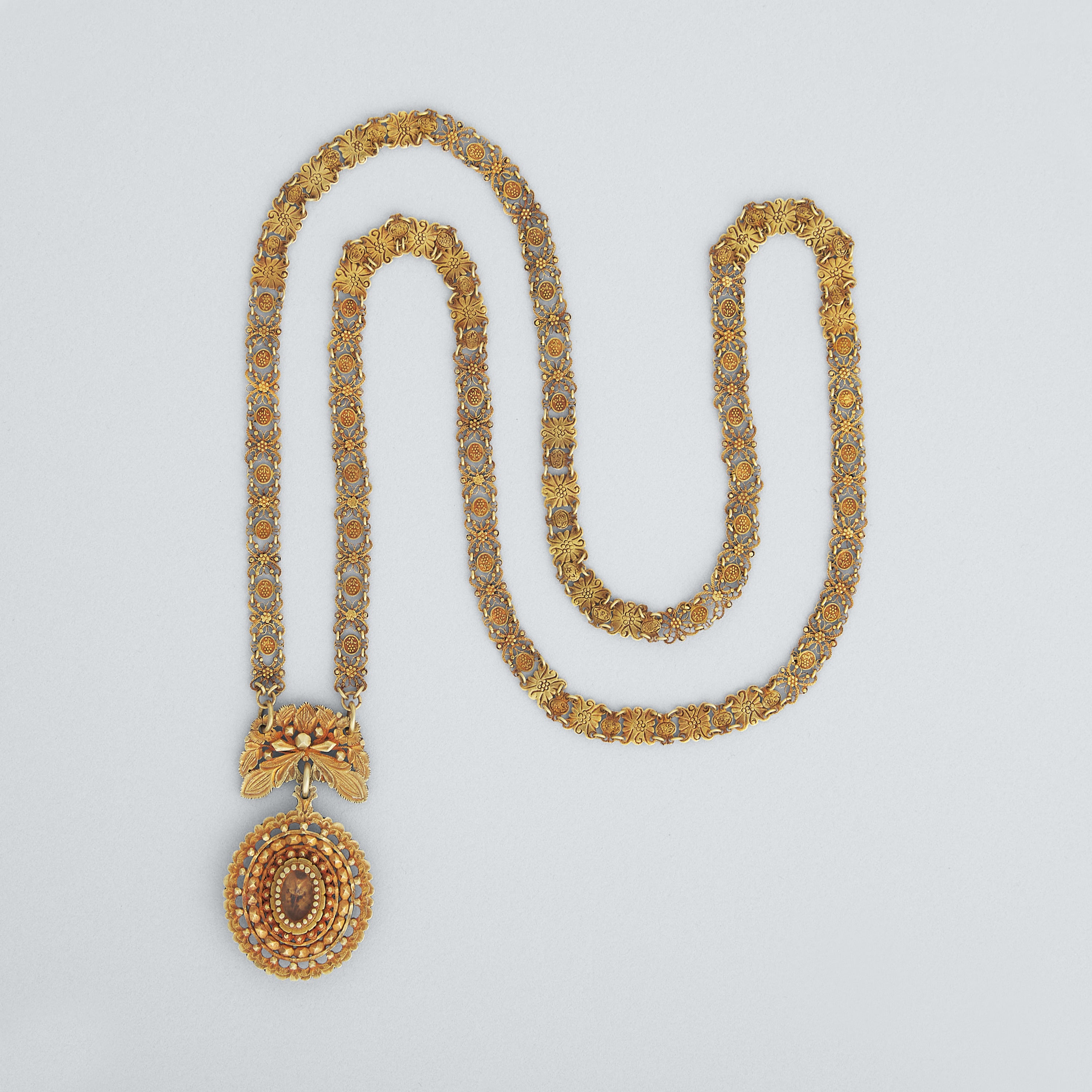 THE ALFIRA NECKLACE - 18k Gold Colonial Necklace