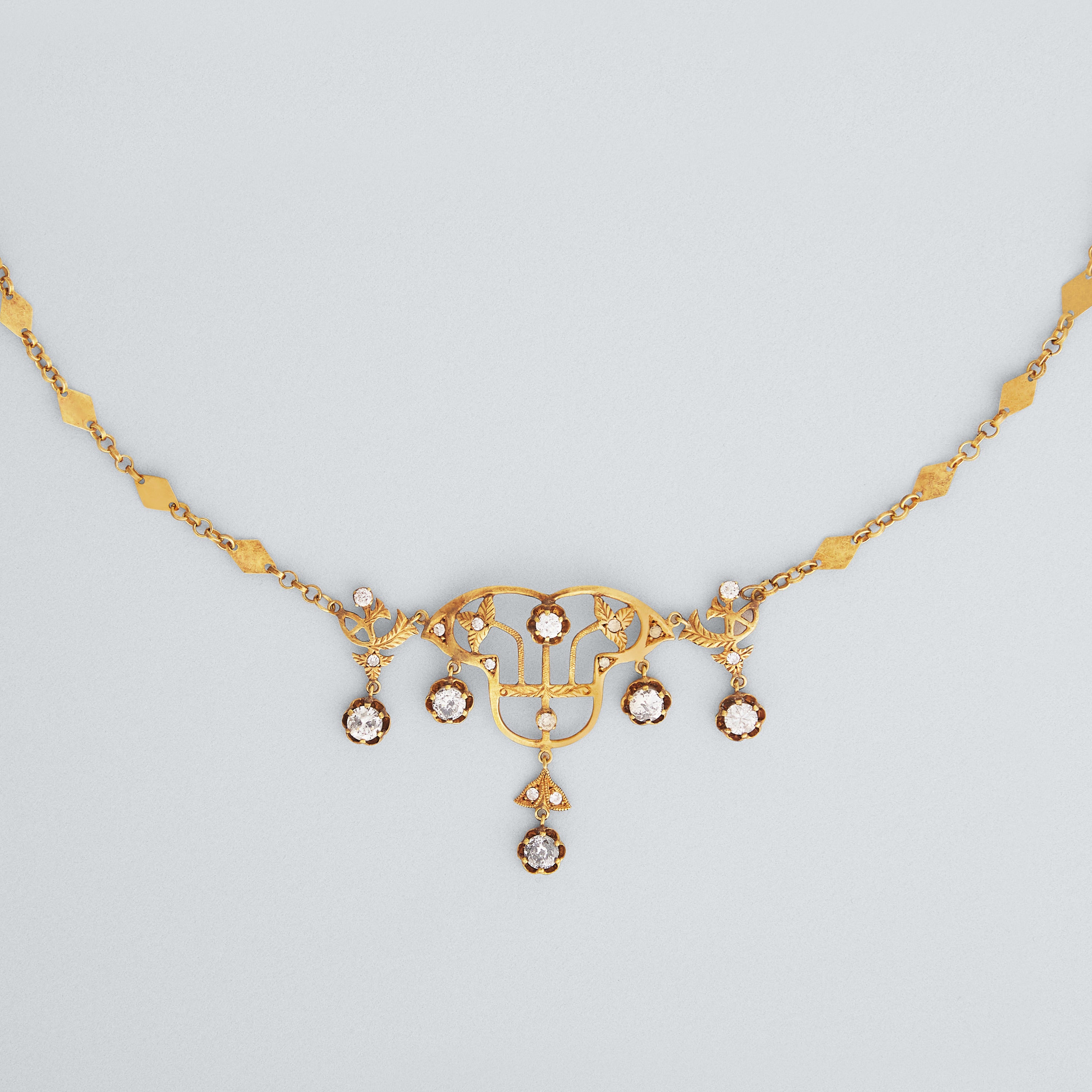 THE AMPARO NECKLACE - 14k Gold Belle Epoque Necklace