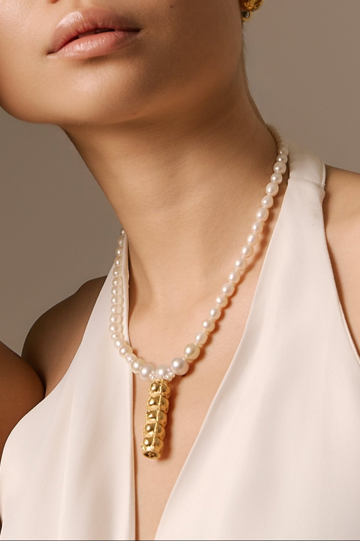 ARCHIVAL MUSE - Pearl & Heritage Pendant Necklace